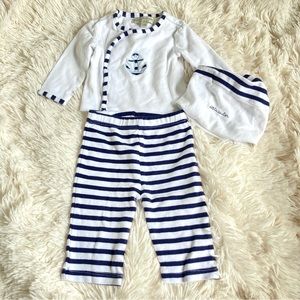 Wendy Bellissimo Nautical Baby Outfit size 0/3